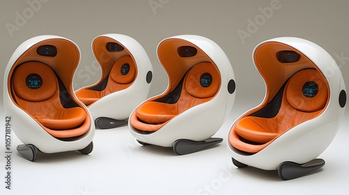 Innovative wheelchair design integrated with health monitoring technology for disabled users photo