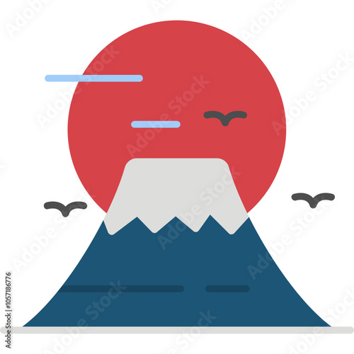 Mount Fuji Icon