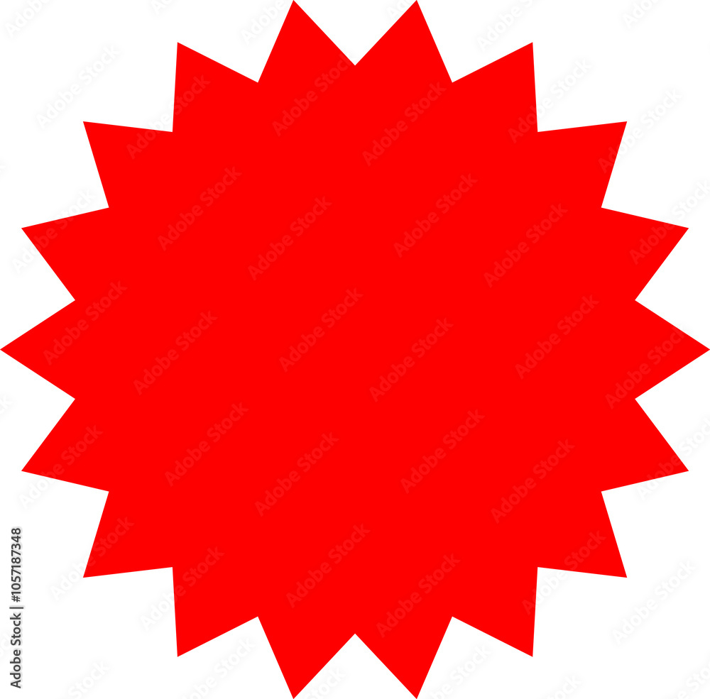 Starburst red sticker set - collection of special offer sale round and oval sunburst labels and buttons isolated on white background. Promo stickers with star edges. Vector Starburst red sticker set - collection of special offer sale round and oval sunburst labels and buttons isolated on white background. Promo stickers with star edges. Vector