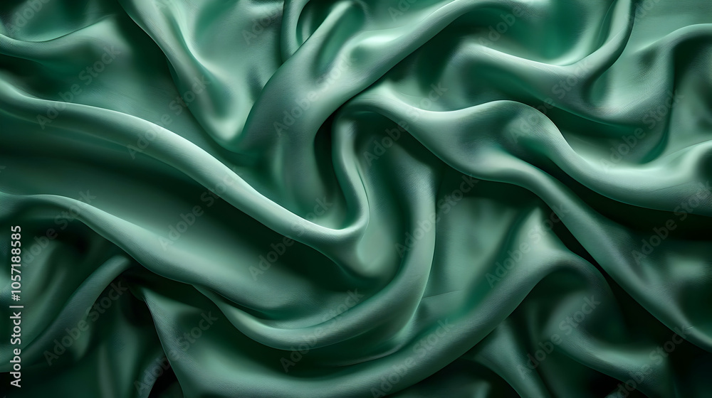 Abstract Green Fabric Texture Background Illustration Abstract Green Fabric Texture Background Illustration
