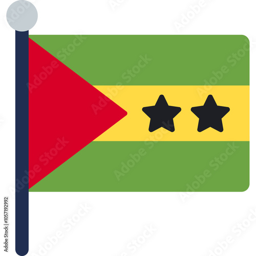 Sao Tome and Principe Flag Icon
