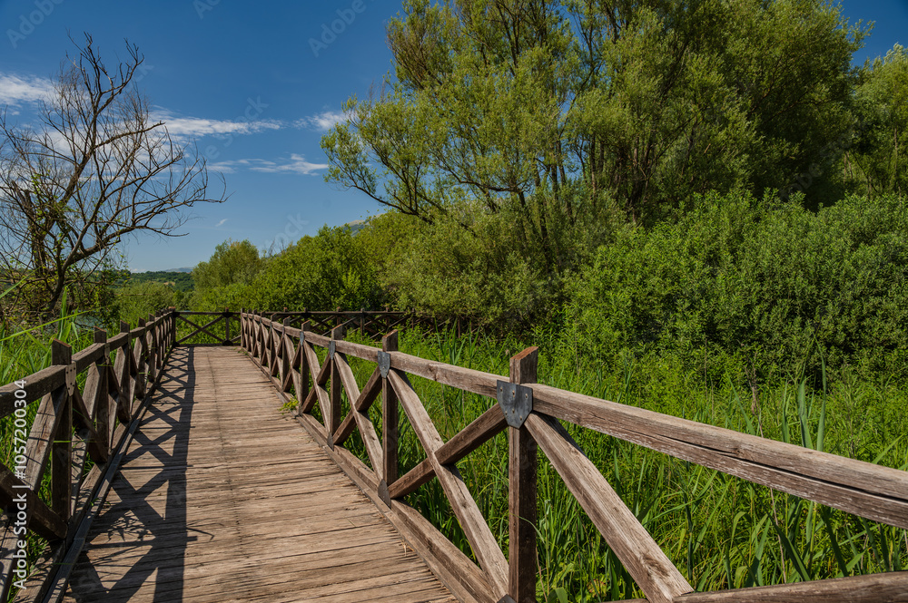 Posta Fibreno lake nature reserve, Frosinone, Italy Posta Fibreno lake nature reserve, Frosinone, Italy