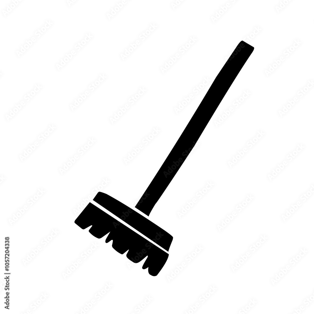 clean broomstick vector icon clean broomstick vector icon