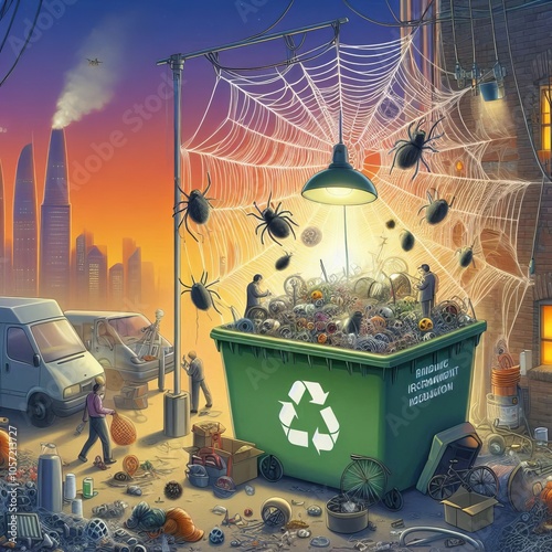 Cobweb Based Smart Waste Recycling photo