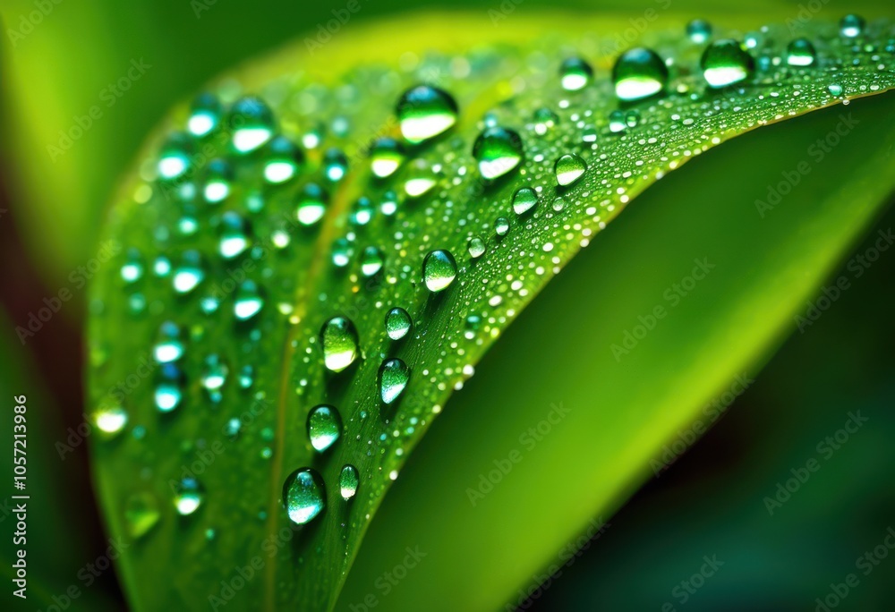 close vibrant dew drenched plant life capturing beauty nature fine details rich colors, droplet, sunlight, leaf, green, freshness, botanical, flora close vibrant dew drenched plant life capturing beauty nature fine details rich colors, droplet, sunlight, leaf, green, freshness, botanical, flora