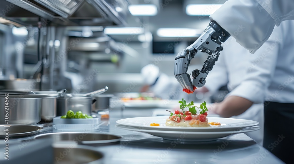 A robot chef in the kitchen