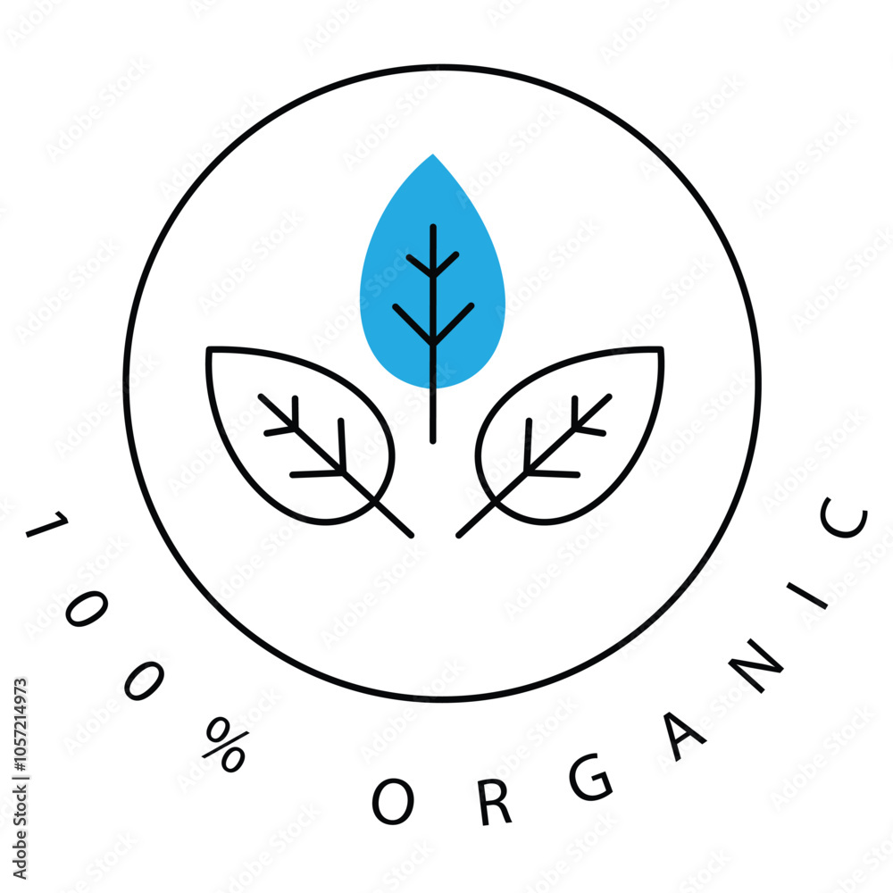 Eco-Friendly Organic Leaf VEctor Icon Design with Editable Stroke Eco-Friendly Organic Leaf VEctor Icon Design with Editable Stroke