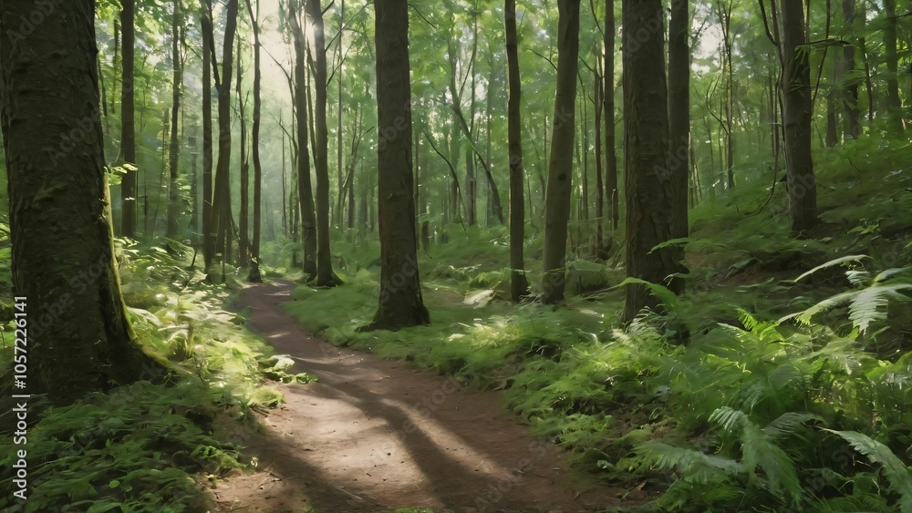 Obraz premium Naturebased therapy sessions in forest trails