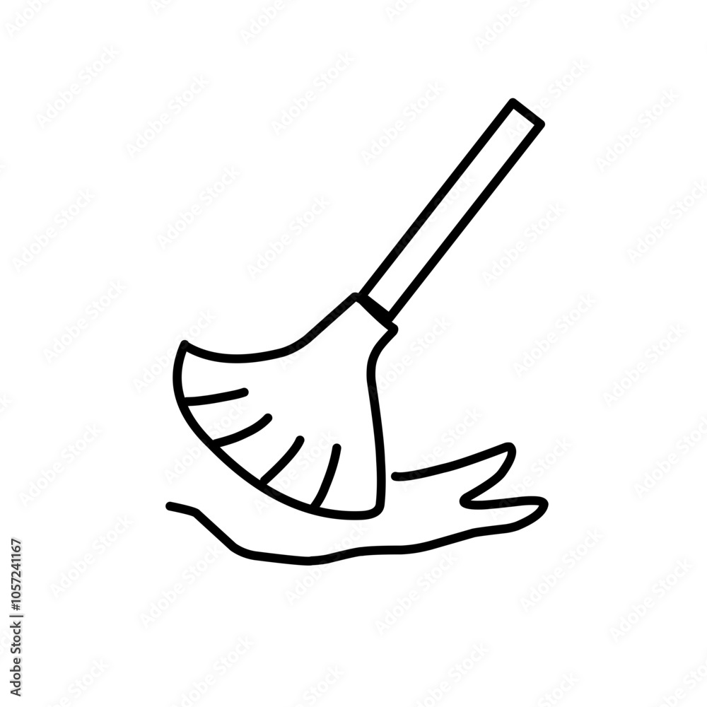 housekeeping cleaning line icons set housekeeping cleaning line icons set