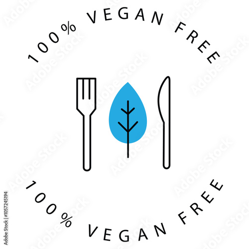 Natural Vegan Friendly Icon Design