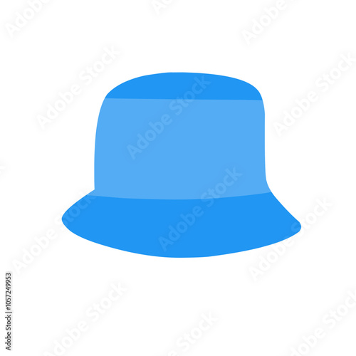 Set of colorful bucket hats