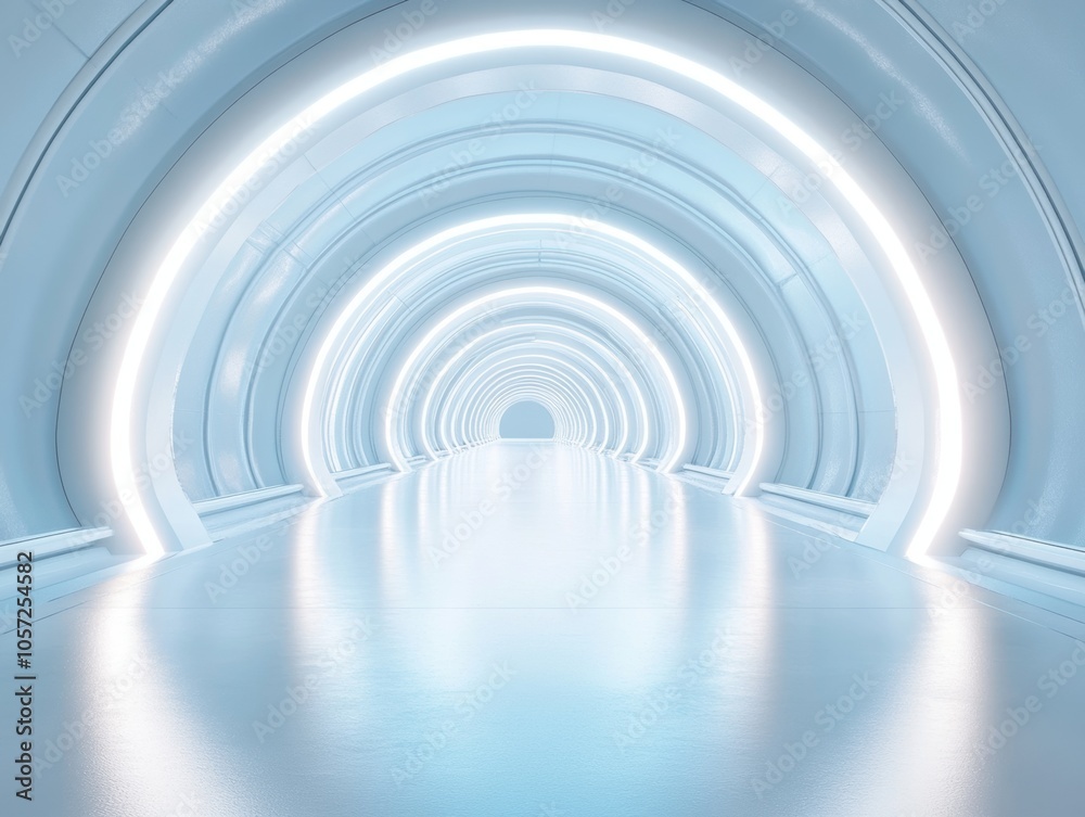 Obraz premium Futuristic Tunnel.
