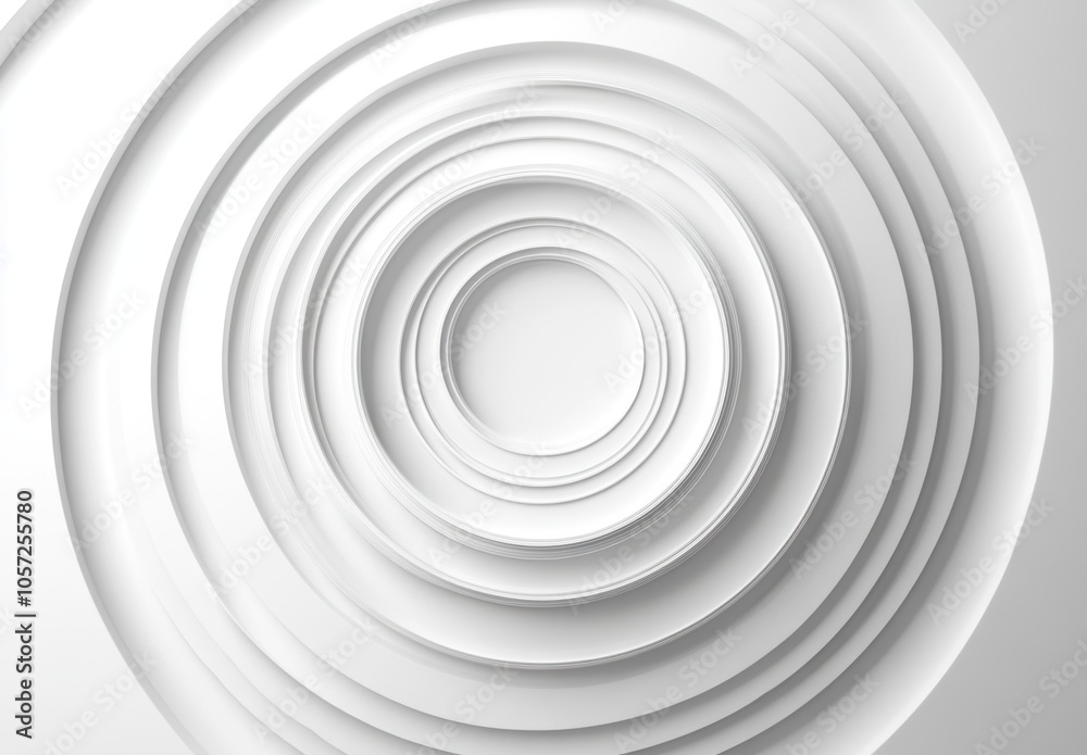 White Circle Abstract. White Circle Abstract.