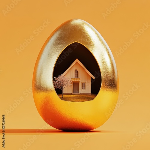 Golden Egg House.