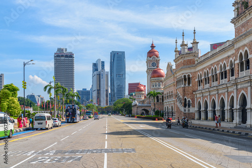 Photography Awesome view of Jalan Raja Laut in Kuala Lumpur, Malaysia