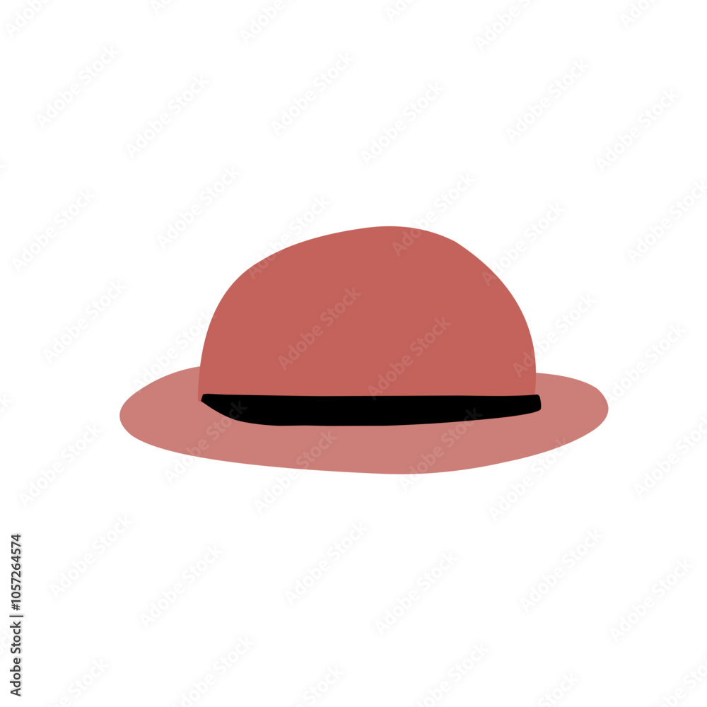 Cartoon headwear illustration vector Cartoon headwear illustration vector