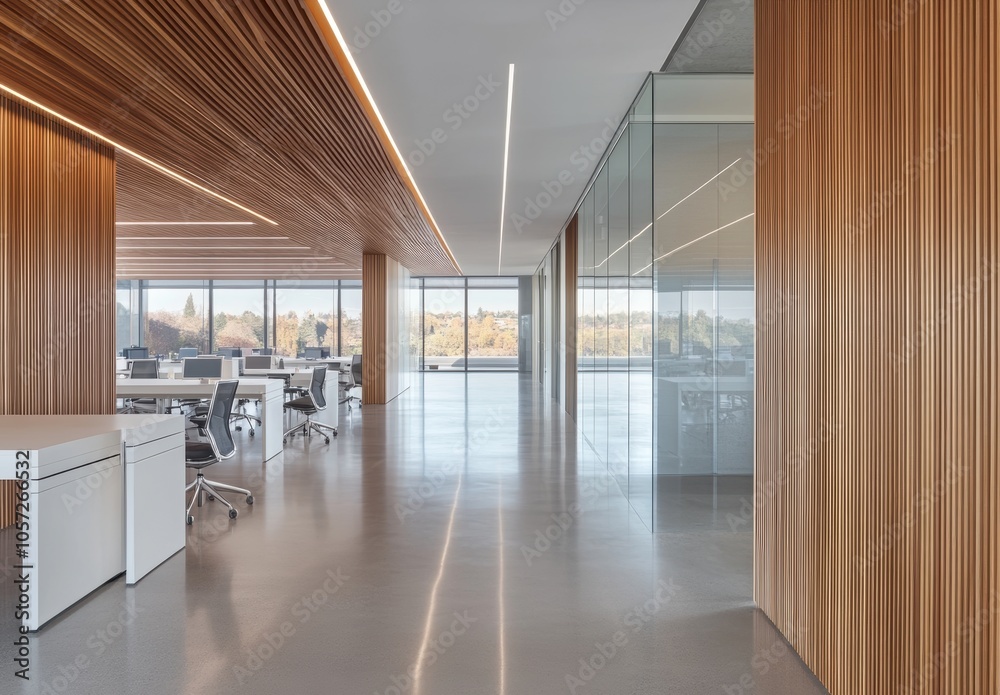Fototapeta premium Modern Office Interior.