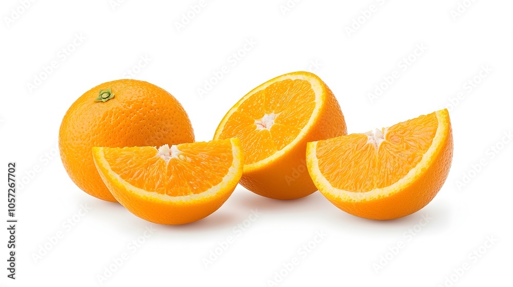 Closeup of a juicy vibrant and ripe orange fruit isolated on a clean minimalist white background The citrus fruit showcases its naturally textured skin bright color and spherical shape in a simple Closeup of a juicy vibrant and ripe orange fruit isolated on a clean minimalist white background The citrus fruit showcases its naturally textured skin bright color and spherical shape in a simple