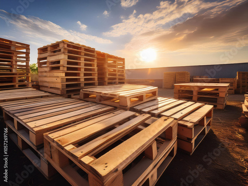 pallet of wood 