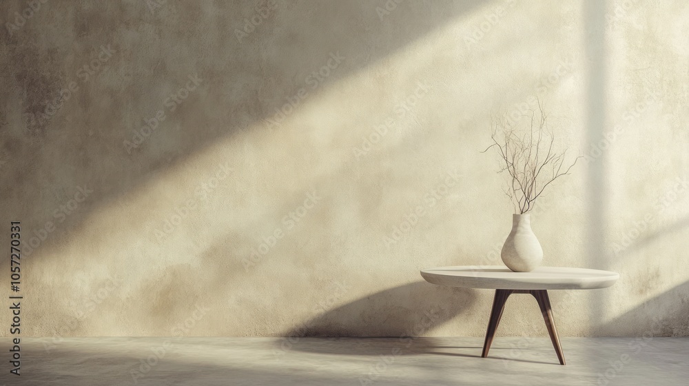 Minimalist solid backdrop with subtle textured finish in one color