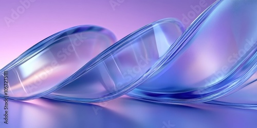 Elegant 3D Transparent Glass Gradient Background