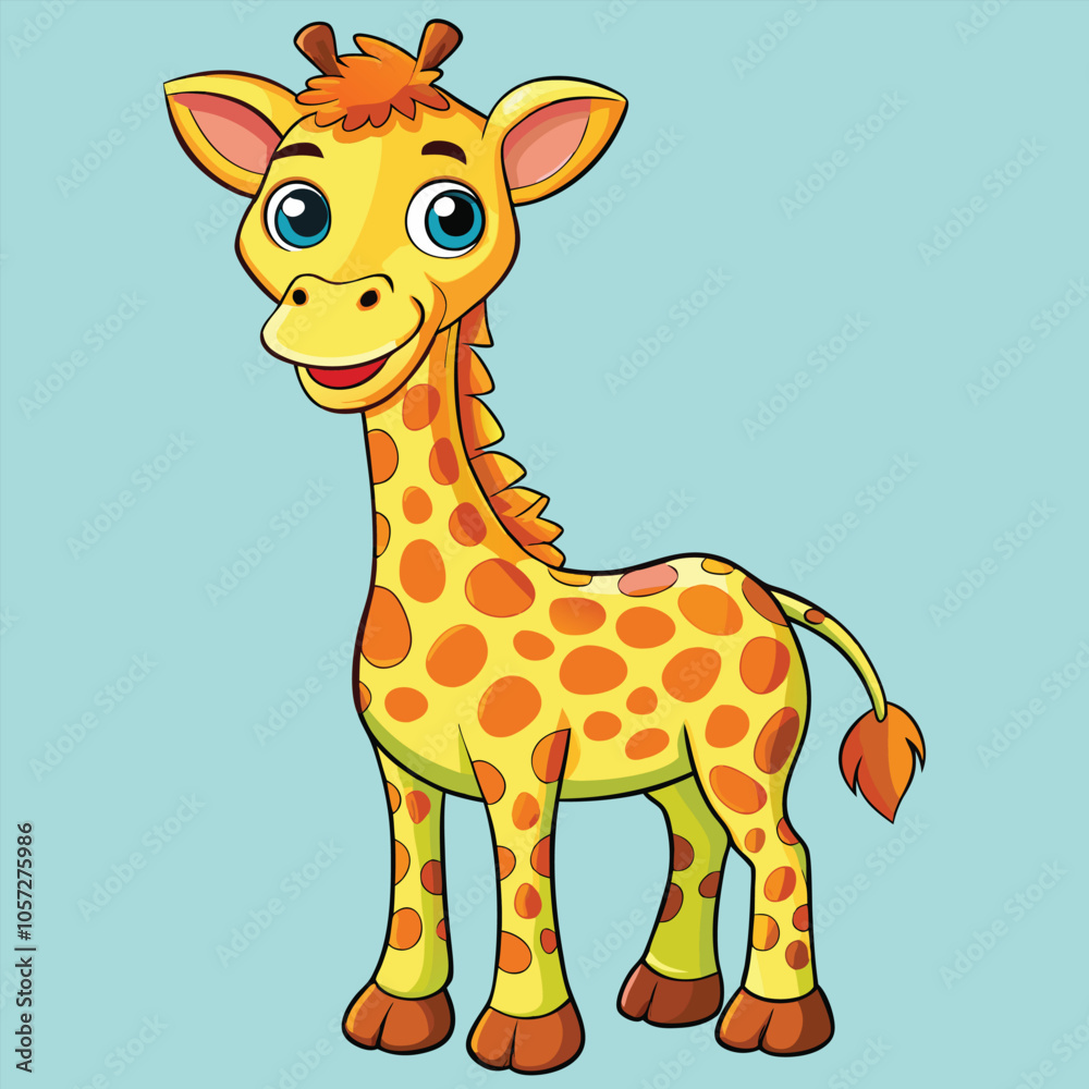 Obraz premium giraffe vector illustration