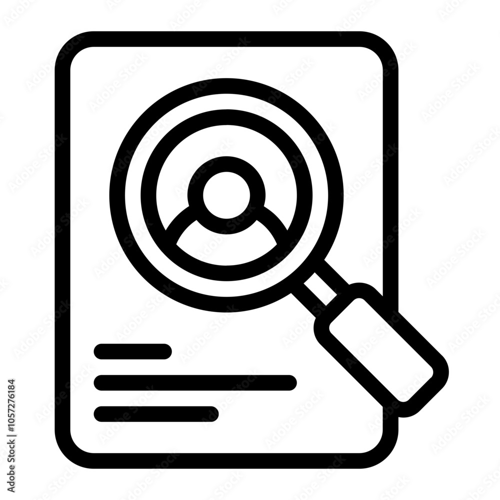 Searching Line Icon Searching Line Icon