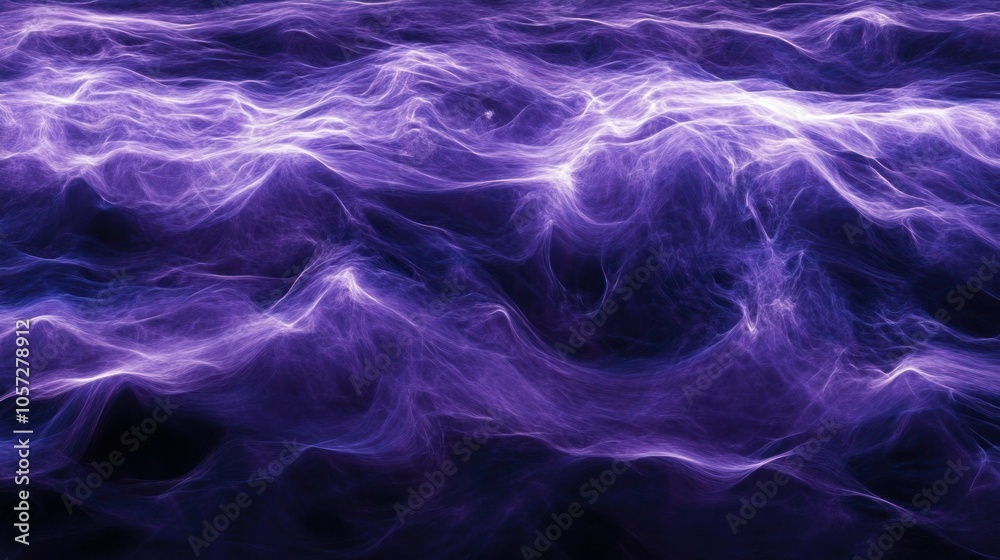 Soft purple light streaks, abstract and seamless, over dark Soft purple light streaks, abstract and seamless, over dark
