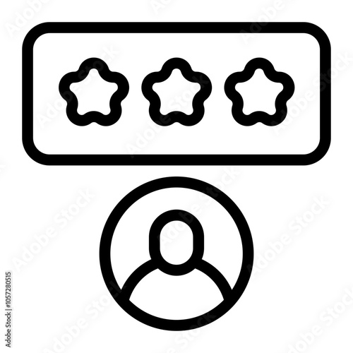Rating Line Icon