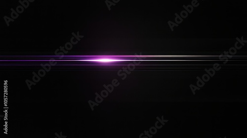 Subtle purple light line, radiating softly, modern and clean