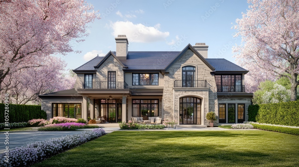 Beautiful Luxury Suburban Home Surrounded by Nature Beautiful Luxury Suburban Home Surrounded by Nature