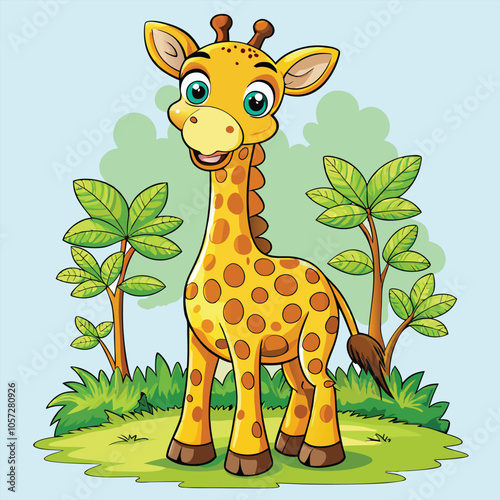 giraffe vector illustration