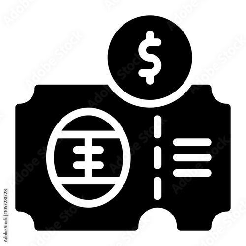 Ticket Solid Icon