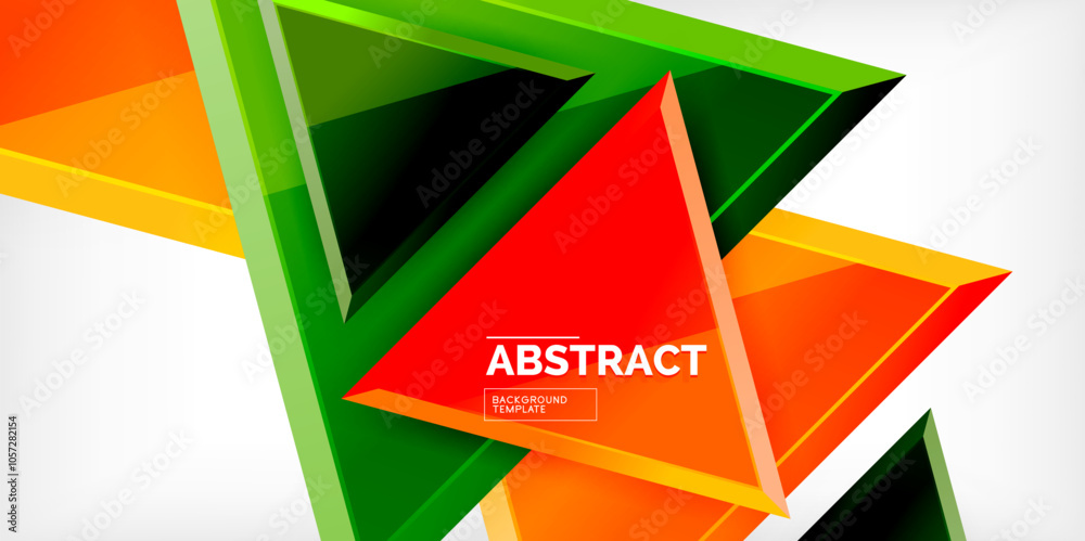 Abstract background - glossy triangles. Vector Illustration For Wallpaper, Banner, Background, Card, Book Illustration, landing page Abstract background - glossy triangles. Vector Illustration For Wallpaper, Banner, Background, Card, Book Illustration, landing page