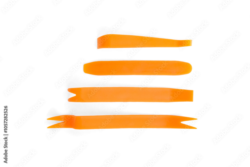 Obraz premium Nail puller isolated on white background.