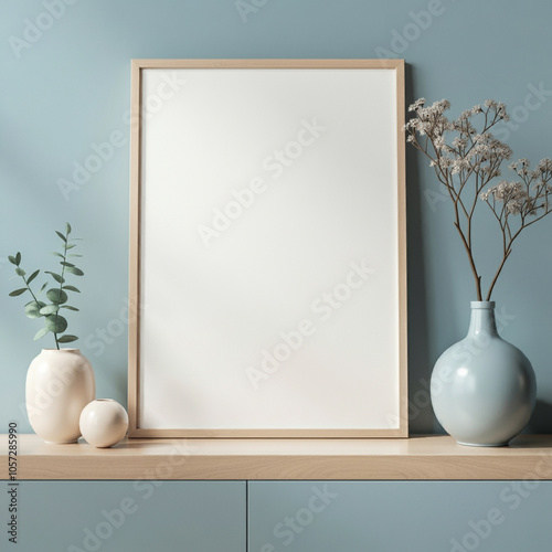 Blank wall art mockup to add your design