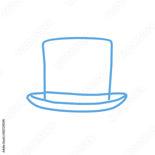 hat cap vector outline doodle