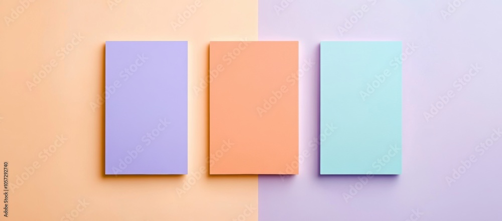 Pastel Color Blocks. Pastel Color Blocks.