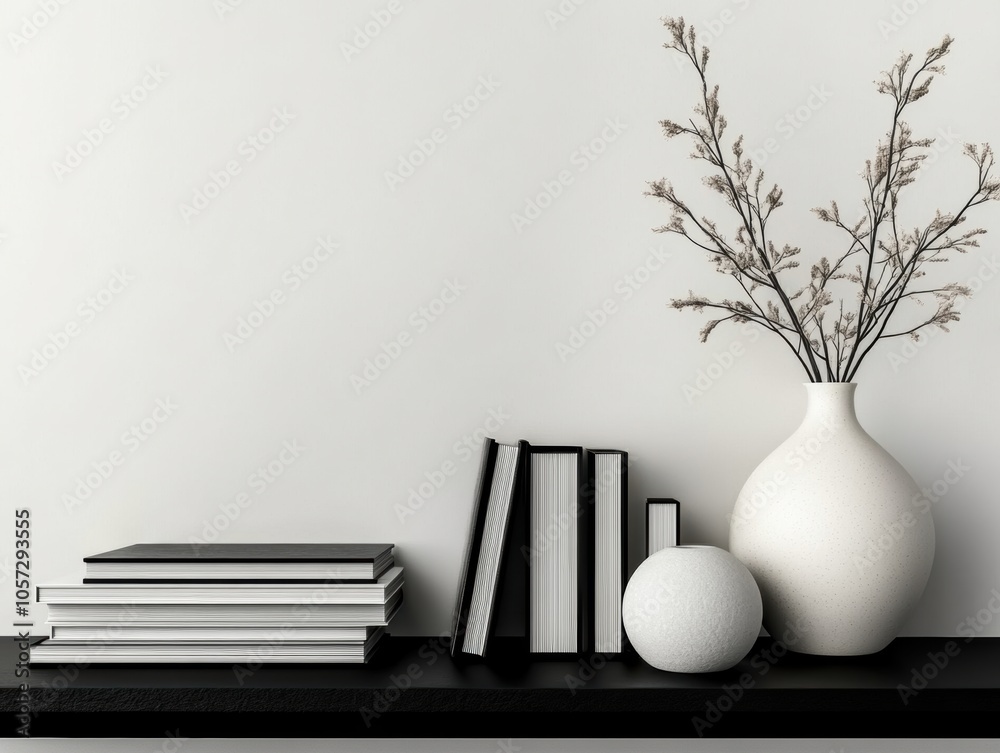 Minimalist Shelf Decor. Minimalist Shelf Decor.