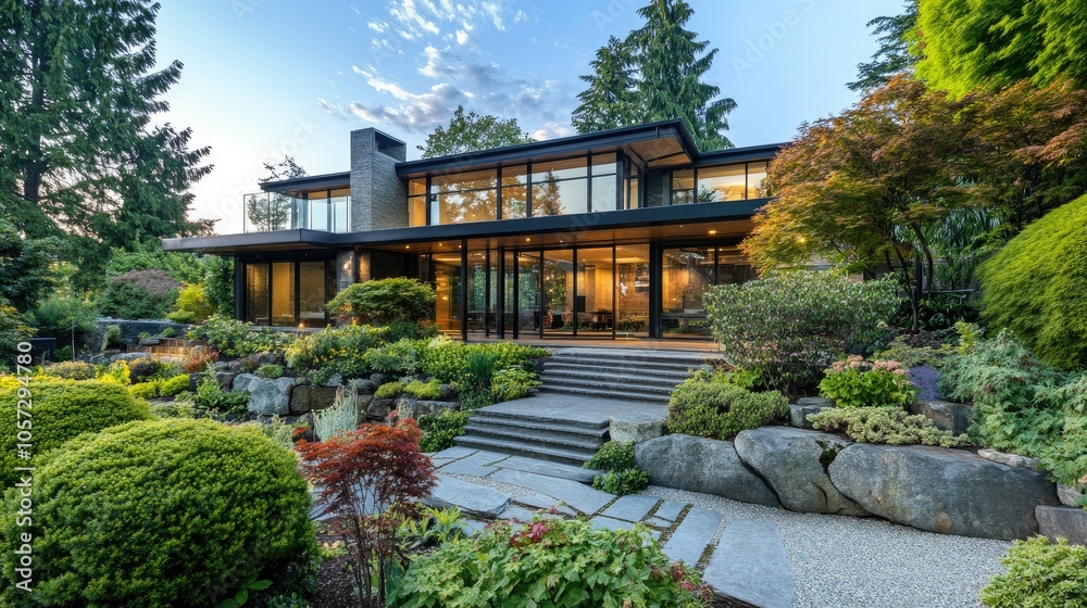 Modern Airy Home with Panoramic Windows