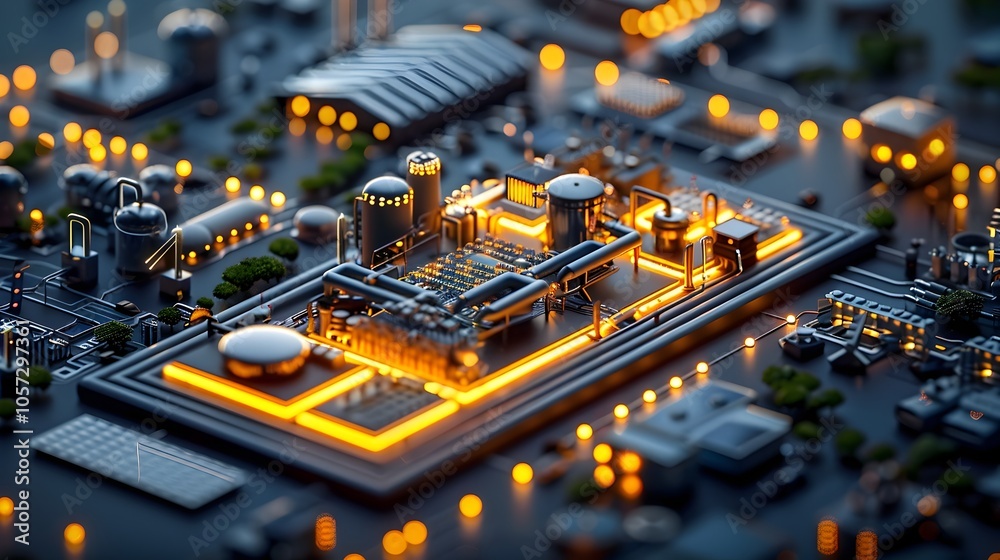 Futuristic green hydrogen production facility integrated into a vibrant and detailed industrial environment powered by renewable energy sources such as solar wind or hydroelectric Futuristic green hydrogen production facility integrated into a vibrant and detailed industrial environment powered by renewable energy sources such as solar wind or hydroelectric
