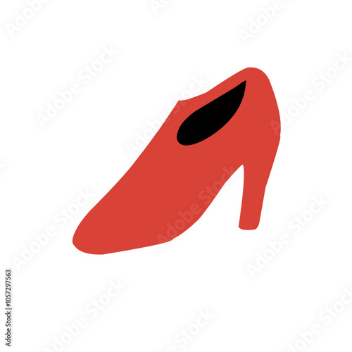 Woman high heels illustration icon