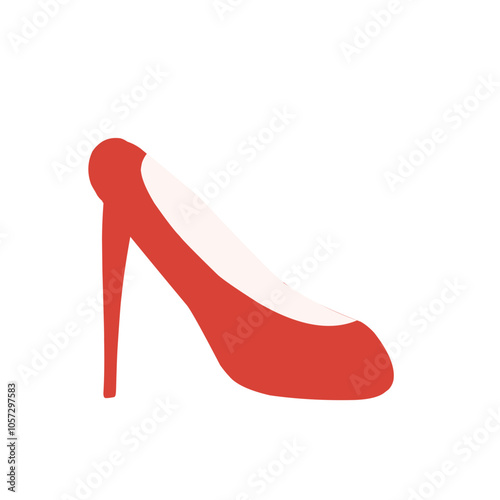 Woman high heels illustration icon