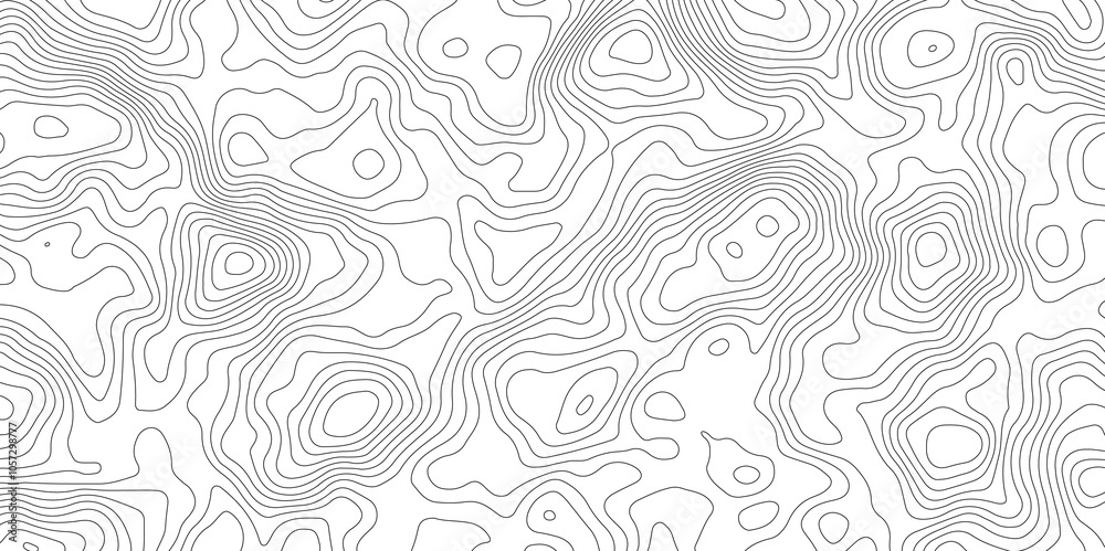Topographic map background geographic line map with elevation assignments. Modern design with White background with topographic wavy pattern design.paper texture Imitation of a geographical map shades Topographic map background geographic line map with elevation assignments. Modern design with White background with topographic wavy pattern design.paper texture Imitation of a geographical map shades