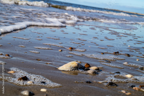 Am Strand von Blavand in Dänemark photo