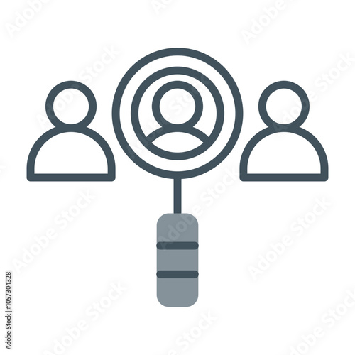 Search Employee Icon Design