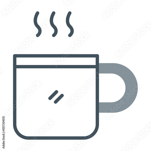 Hot Coffee Icon Design