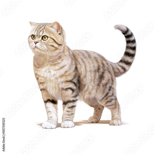 Cat breed Scotish fold