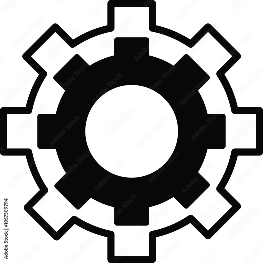Setting Icon Set Illustration Setting Icon Set Illustration