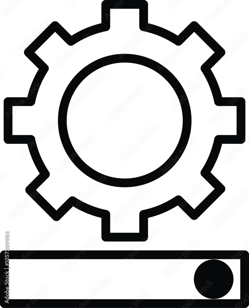 Setting Icon Set Illustration Setting Icon Set Illustration